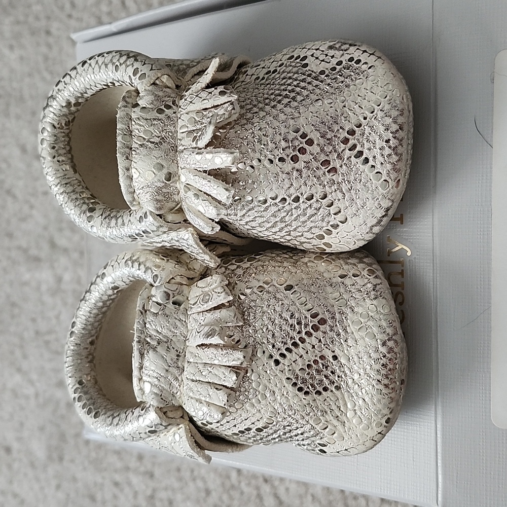 Metallic Freshly Picked Moccasins